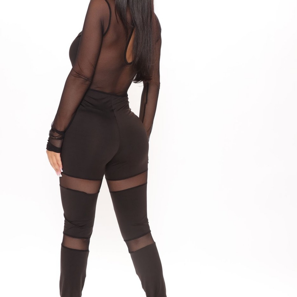 Sexy see through fashion nova jumpsuit - Picture 3 of 3